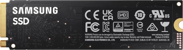 Samsung 990 PRO 2TB PCIe 4.0 (up to 7450 MB/s) NVMe M.2 (2280) Internal Solid State Drive (SSD) (MZ-V9P1T0BW) - Image 3
