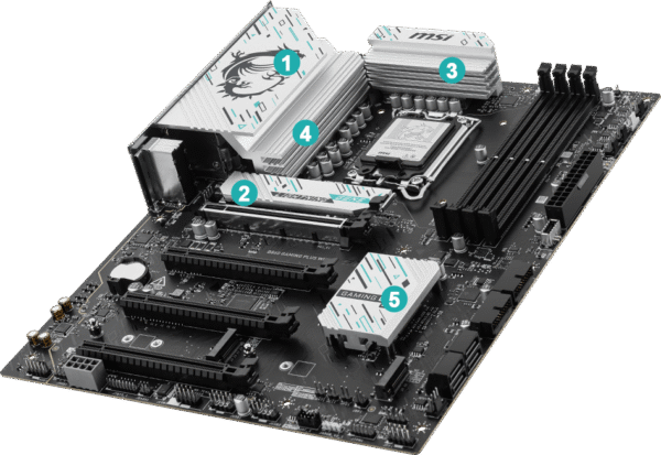 MSI MAG X870E Tomahawk Wi-Fi Motherboard - Image 4