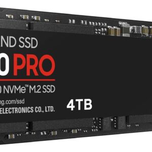 Samsung 990 PRO SSD 4TB PCIe 4.0 M.2 2280 Internal Solid State Hard Drive
