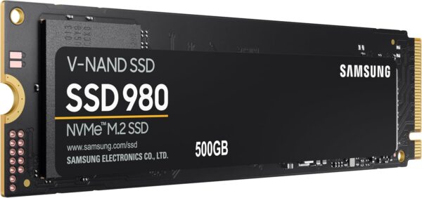 Samsung 980 500 GB PCIe 3.0 (up to 3500mbs) NVMe M.2 Internal Solid State Drive (SSD) (MZ-V8V500BW)