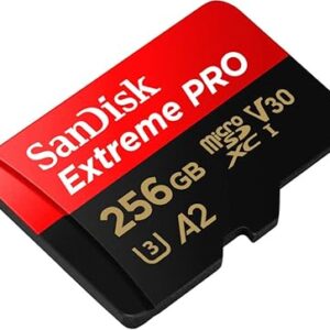 SanDisk Extreme Pro 256GB MicroSD - Red/Black