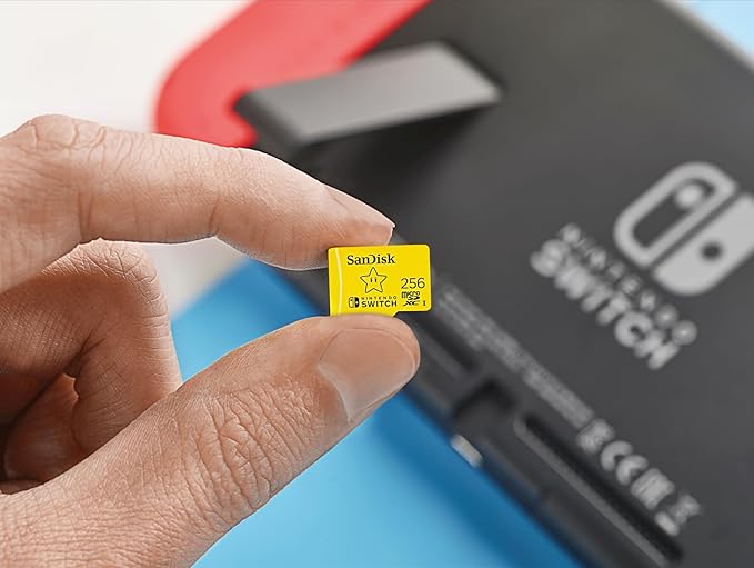 Sandisk nintendo switch 256gb microsd - yellow - Image 2