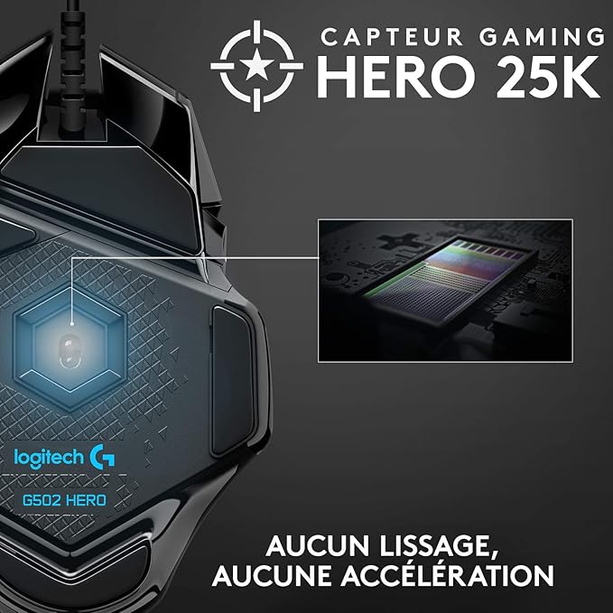 Logitech G G502 HERO Wired Gaming Mouse - Image 2