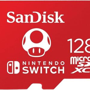 SanDisk Nintendo Switch 128GB MicroSD - Red