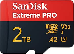 SanDisk Extreme PRO micro SD card + SD adapter 2TB